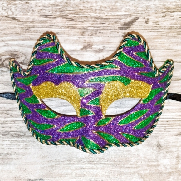 MARDI GRAS Masquerade Mask Royalty Inspired - Picture 7 of 7